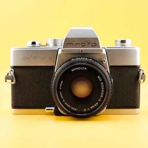 Minolta SR-T SC-II Silver and Black Film Camera